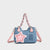 Women's Denim Star Cute Zipper Shoulder Bag Handbag Crossbody Bag