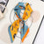 Women's Elegant Animal Plant South Korean Satin Printing Silk Scarves