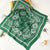 Women's Elegant Animal Plant South Korean Satin Printing Silk Scarves