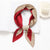 Women's Elegant Basic Classic Style Color Block Polyester Silk Scarf