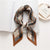 Women's Elegant Basic Classic Style Color Block Polyester Silk Scarf