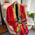 Women's Elegant Basic Color Block Flower Satin Scarf