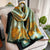 Women's Elegant Basic Color Block Flower Satin Scarf