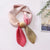 Women's Elegant Basic Color Block Polyester Printing Silk Scarf