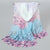 Women's Elegant Basic Lady Flower Chiffon Printing Silk Scarf