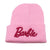 Women's Elegant Basic Letter Eaveless Wool Cap