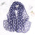 Women's Elegant Basic Simple Style Polka Dots Georgette Printing Silk Scarf