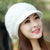 Women's Elegant Basic Simple Style Solid Color Curved Eaves Wool Cap Beret Hat