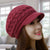 Women's Elegant Basic Simple Style Solid Color Curved Eaves Wool Cap Beret Hat