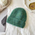 Women's Elegant Basic Simple Style Solid Color Eaveless Wool Cap