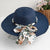 Women's Elegant Basic Solid Color Big Eaves Straw Hat