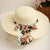 Women's Elegant Basic Solid Color Big Eaves Straw Hat