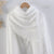 Women's Elegant Basic Solid Color Cotton And Linen Scarf