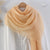 Women's Elegant Basic Solid Color Cotton And Linen Scarf