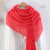 Women's Elegant Basic Solid Color Cotton And Linen Scarf