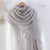 Women's Elegant Basic Solid Color Cotton And Linen Scarf