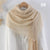 Women's Elegant Basic Solid Color Cotton And Linen Scarf