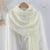 Women's Elegant Basic Solid Color Cotton And Linen Scarf