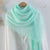 Women's Elegant Basic Solid Color Cotton And Linen Scarf