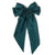 Women's Elegant Bow Knot Cloth Tassel Pleated Hair Clip