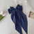 Women's Elegant Bow Knot Cloth Tassel Pleated Hair Clip