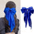 Women's Elegant Bow Knot Cloth Tassel Pleated Hair Clip