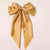 Women's Elegant Bow Knot Cloth Tassel Pleated Hair Clip