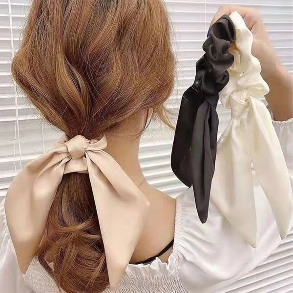 Women's Elegant Bow Knot Satin Hair Tie