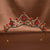 Women's Elegant Bridal Streetwear Geometric Crown Alloy Plating Inlay Rhinestones Hair Band Crown