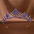 Women's Elegant Bridal Streetwear Geometric Crown Alloy Plating Inlay Rhinestones Hair Band Crown