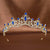 Women's Elegant Bridal Streetwear Geometric Crown Alloy Plating Inlay Rhinestones Hair Band Crown