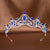 Women's Elegant Bridal Streetwear Geometric Crown Alloy Plating Inlay Rhinestones Hair Band Crown