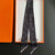 Women's Elegant Business Basic Stripe Satin Tassel Scarf