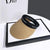 Women's Elegant Classic Style Color Block Wide Eaves Sun Hat