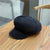 Women's Elegant Classic Style Solid Color Curved Eaves Beret Hat