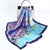 Women's Elegant Classical Lady Printing Satin Silk Scarf