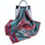 Women's Elegant Classical Lady Printing Satin Silk Scarf