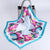 Women's Elegant Classical Lady Printing Satin Silk Scarf