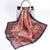 Women's Elegant Classical Lady Printing Satin Silk Scarf