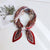 Women's Elegant Color Block Polyester Frill Silk Scarves