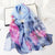 Women's Elegant Flower Georgette Silk Scarves