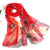 Women's Elegant Flower Georgette Silk Scarves