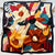 Women's Elegant Flower Polyester Printing Silk Scarf