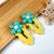 Women's Elegant Flower Resin Stoving Varnish Hair Clip