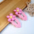 Women's Elegant Flower Resin Stoving Varnish Hair Clip