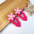 Women's Elegant Flower Resin Stoving Varnish Hair Clip