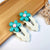 Women's Elegant Flower Resin Stoving Varnish Hair Clip