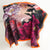 Women's Elegant Flower Satin Printing Silk Scarf