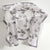 Women's Elegant Flower Satin Printing Silk Scarf