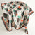 Women's Elegant Flower Satin Printing Silk Scarf